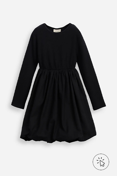 vestido infantil preto manga longa - como improvisar uma fantasia infantil