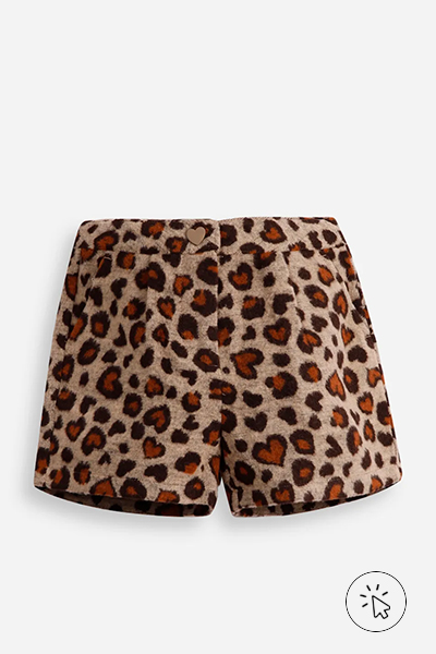 short infantil animal print - como improvisar uma fantasia infantil