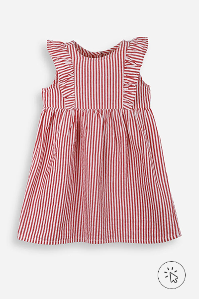vestido infantil listrado - como improvisar uma fantasia infantil
