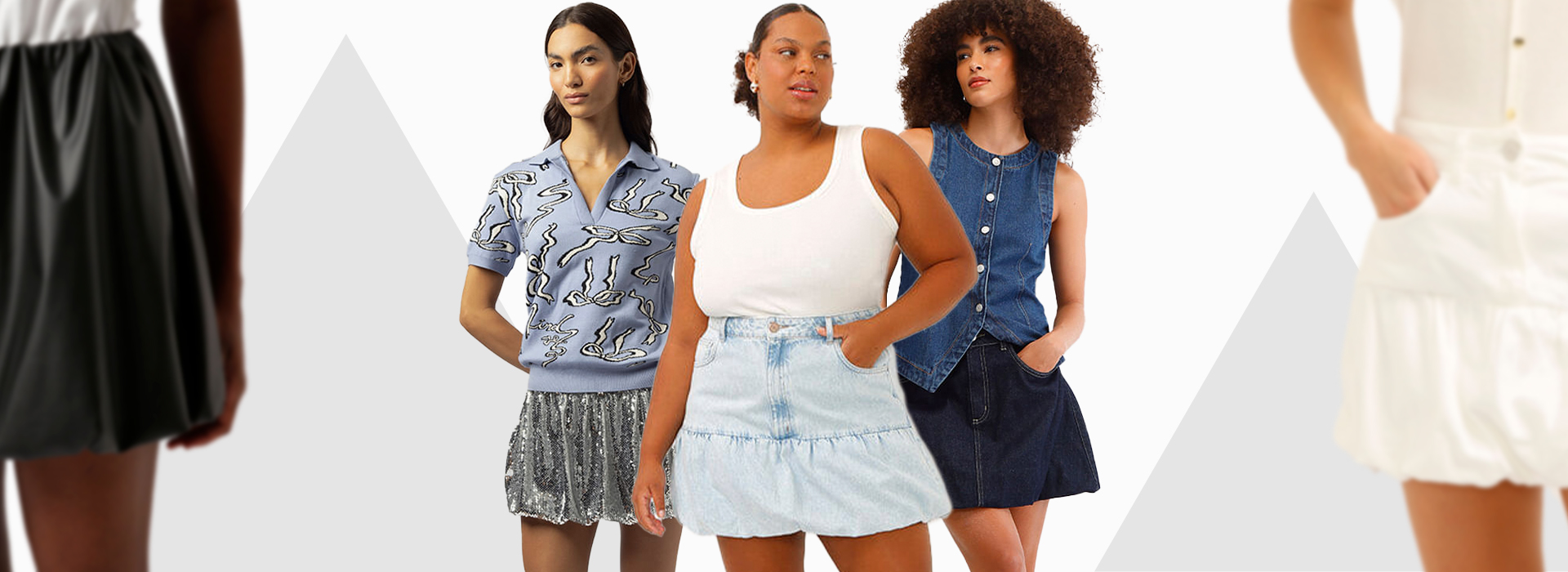 Looks com saia balonê