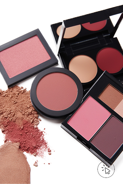Imagens ilustrativas de blush. Compre produtos de beleza na C&A! - para que serve cada pincel de maquiagem