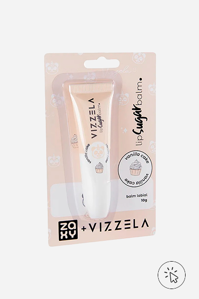 Lip sugar balm Zaxy Vizzela vanilla cake - cuidados com os lábios - o que passar nos lábios ressecados