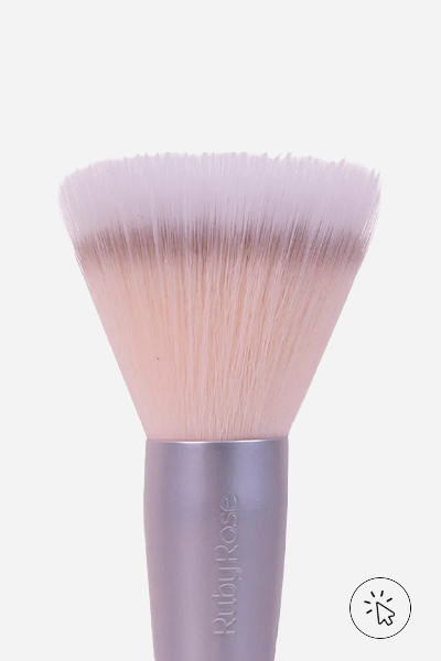 Pincel duo Ruby Rose fiber holographic - para que serve cada pincel de maquiagem