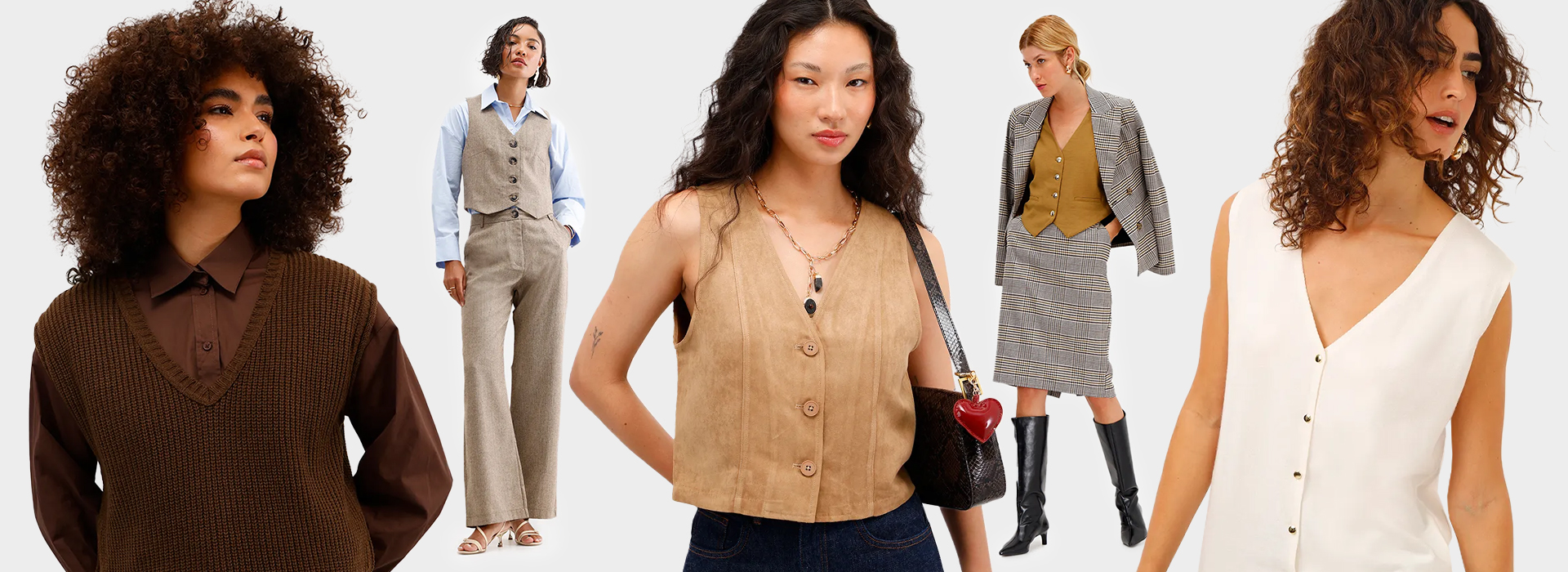 Looks com colete aprovados pelas clientes C&A