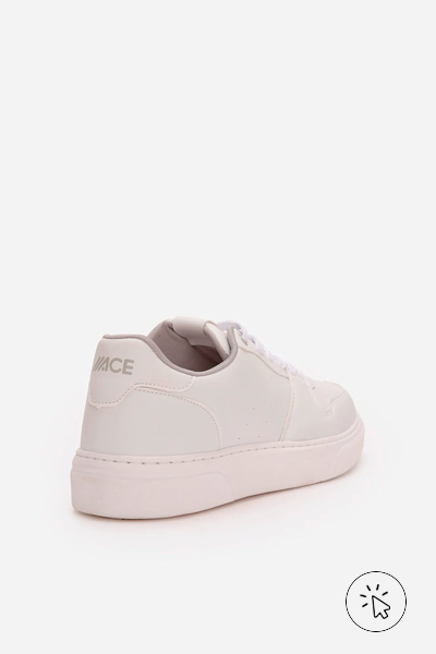 Tênis casual cano baixo ACE branco - tênis que estão na moda - tênis masculino que estão na moda