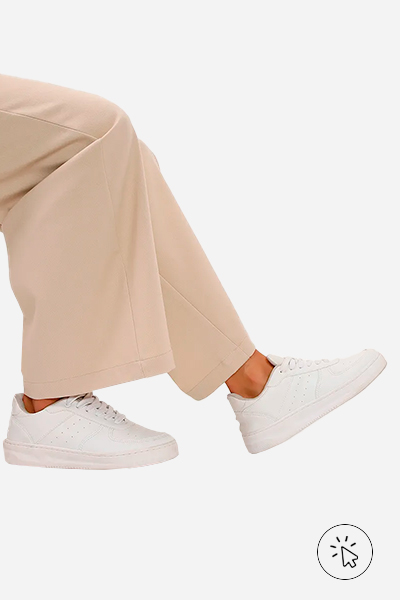 Tênis casual cano baixo ACE branco - tênis que estão na moda - tênis femininos que estão na moda