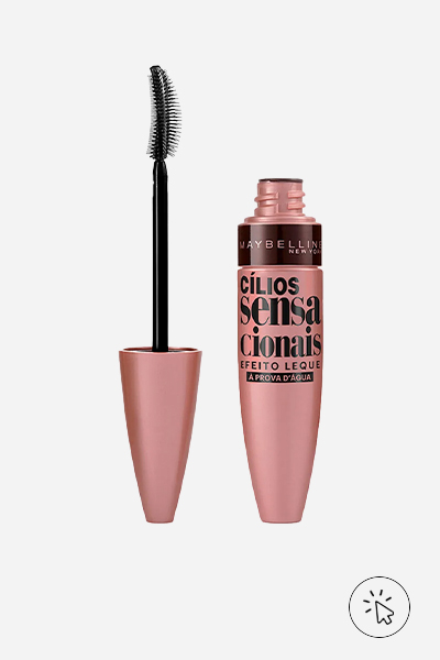 Foto da Cílios Sensacionais, máscara para cílios preta à prova d'água de Maybelline - look comfy para show de trap - o que é comfy