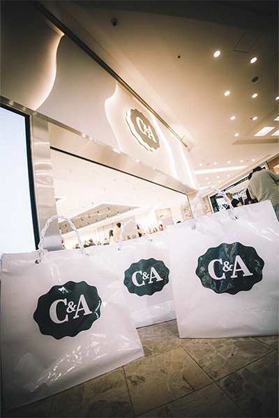 Festa da nova C&A, loja reinaugurada no Shopping Center Norte