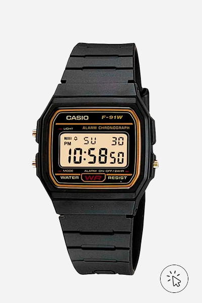 Relógio Casio visor digital preto