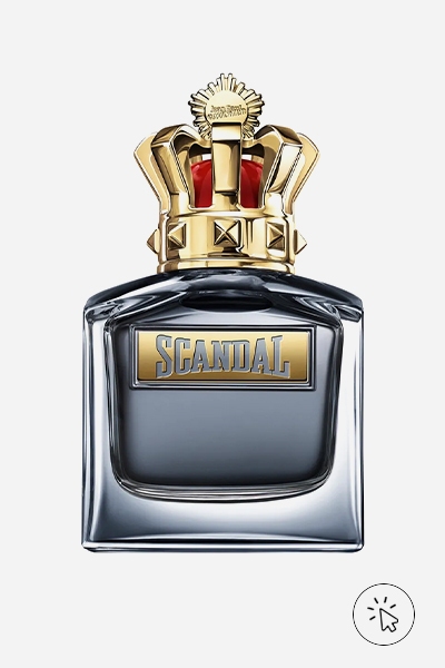Foto do perfume masculino Scandal Pour Homme Jean Paul Gaultier Eau de Toilette 150ml - qual tipo de perfume fixa mais - tipo de perfume - concentração de perfumes - pirâmide olfativa - notas de topo coração e base - o que é fragrância 