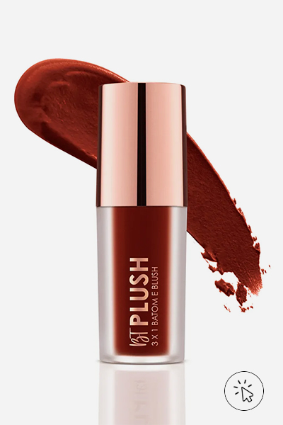 Batom e Blush BT Plush 3x1 Bruna Tavares Nuts