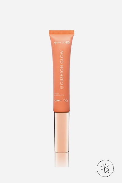 Blush e iluminador Bruna Tavares BT Cushion Glow coral