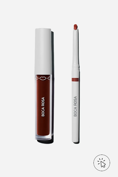 Kit Boca Rosa Beauty Lip Combo contorno labial e Hidra Lábios castanho