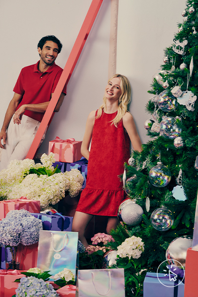 Coleção Fim de Ano C&A:  vestido curto vermelho