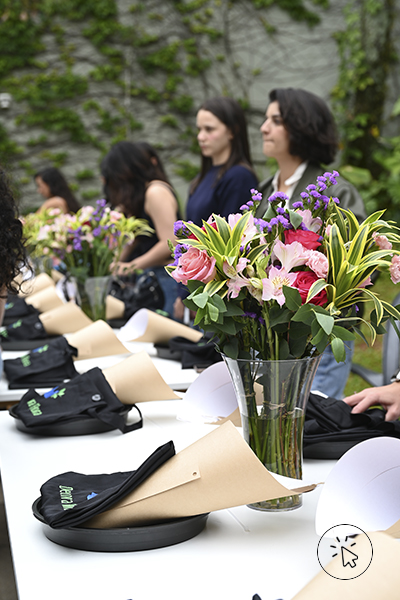 Oficina de flores na Mindset Fashion House
