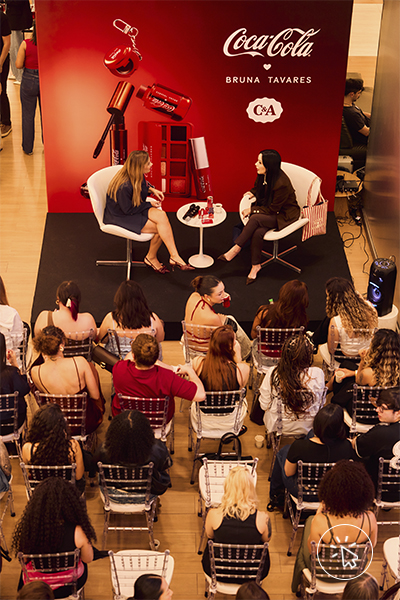 Evento de Bruna Tavares + Coca-Cola na C&A do Shopping Center Norte