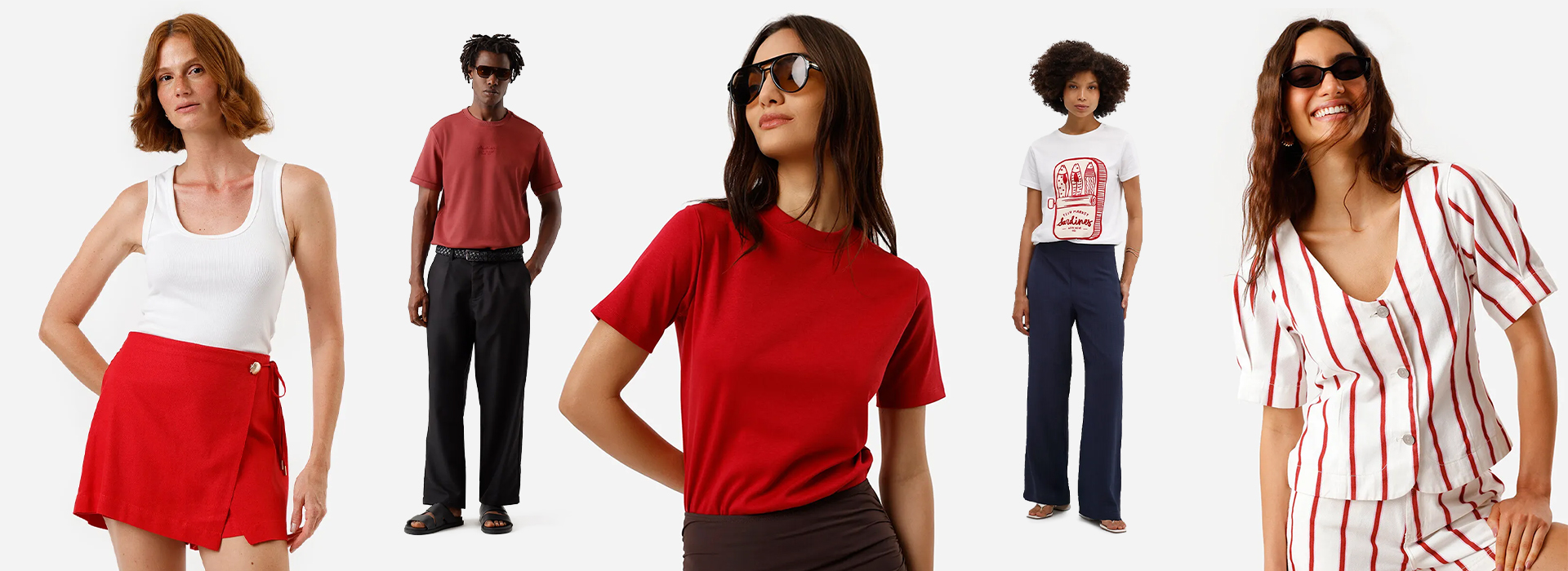 Cores que combinam com vermelho