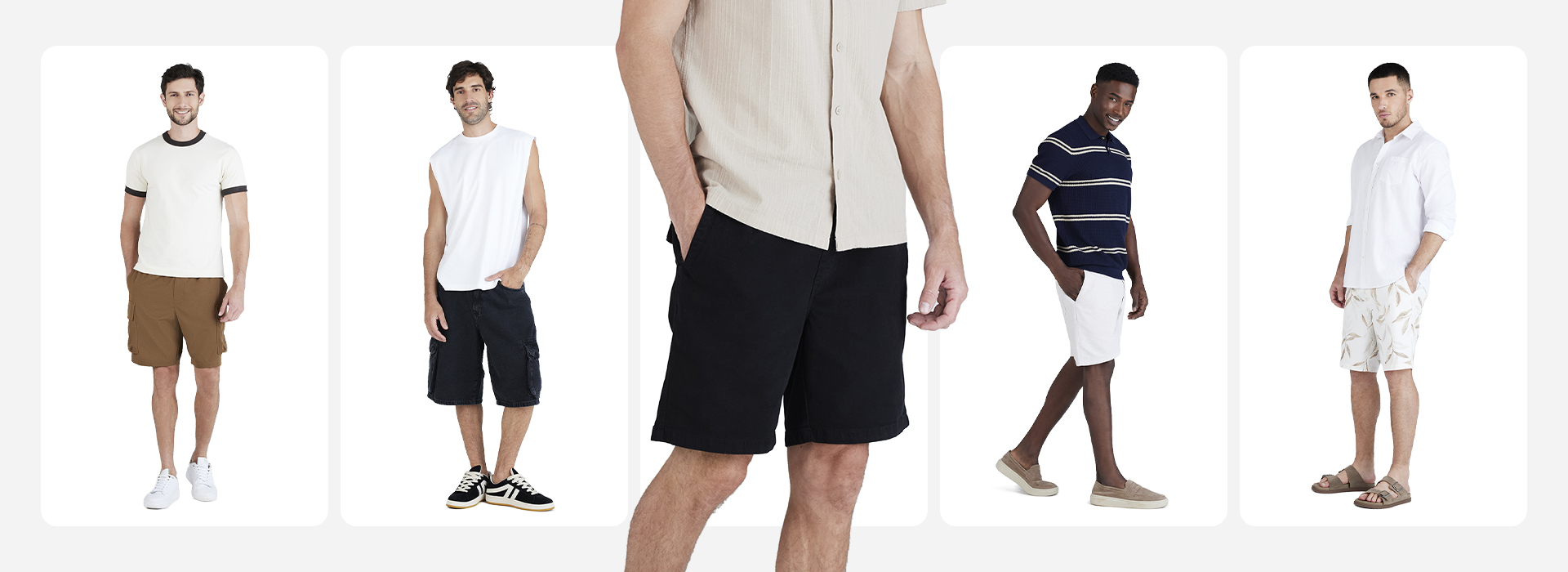 Looks com bermuda masculina