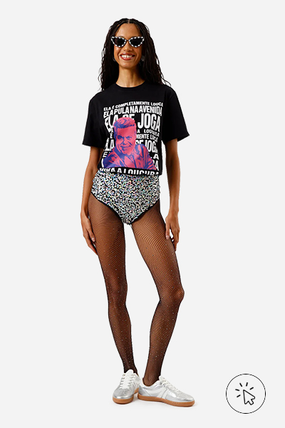 Camiseta unissex algodão Milton Cunha preta