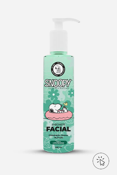 Sabonete facial Snoopy Ticiane Pinheiro - como lavar pincel e esponja de maquiagem - como lavar pincel de maquiagem