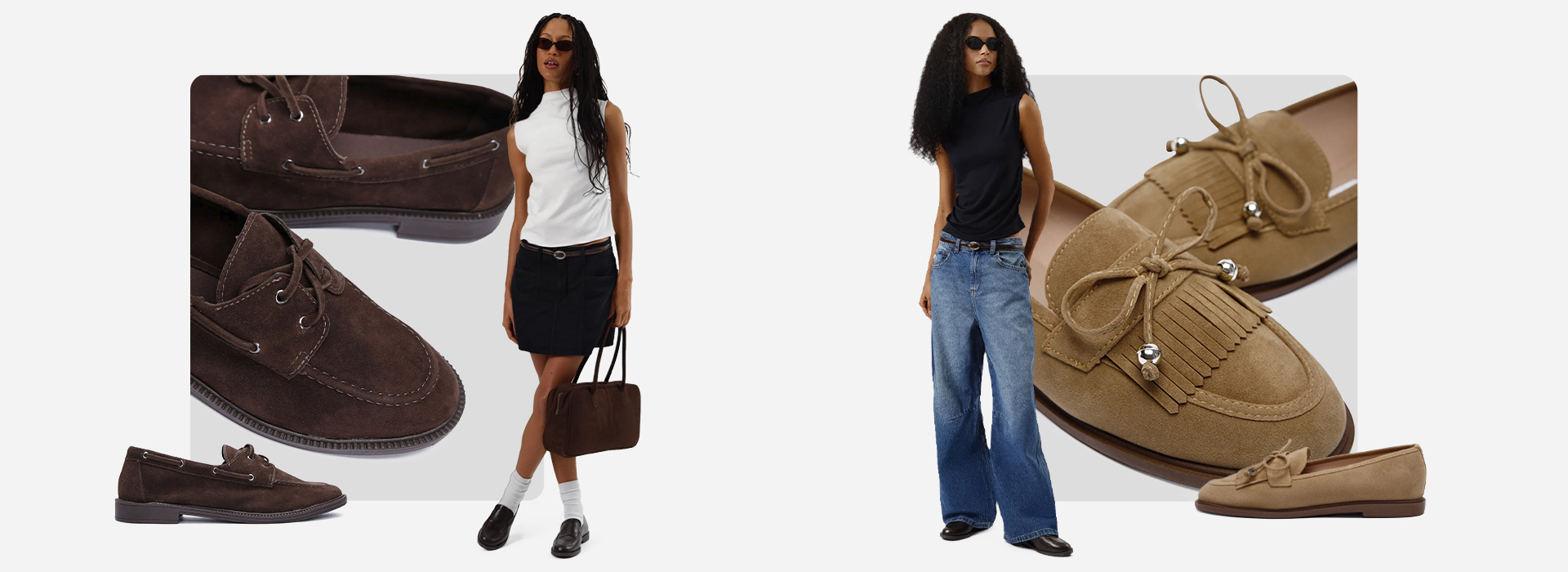 Looks com mocassim da C&A