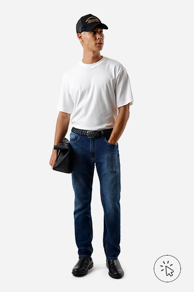 Calça slim masculina jeans azul - como lavar calça jeans