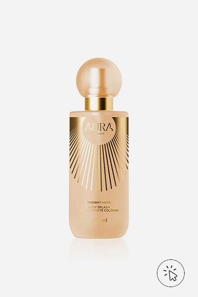 Body splash Aura Beauty desodorante corporal Radiant Hera 200ml - onde aplicar perfume