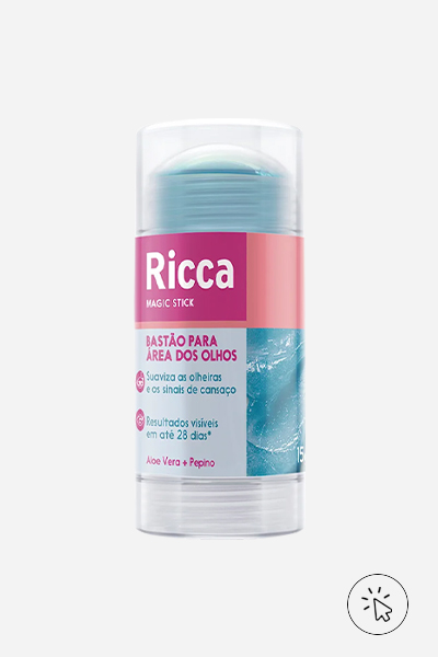 Bastão para área dos olhos Ricca - skincare - o que é skincare - como fazer skincare - qual a ordem dos produtos de skincare