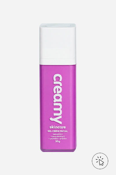 Creme em gel facial Creamy 30g - skincare - o que é skincare - como fazer skincare - qual a ordem dos produtos de skincare