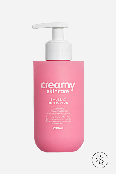 Emulsão Creamy de limpeza facial 200ml - skincare - o que é skincare - como fazer skincare - qual a ordem dos produtos de skincare