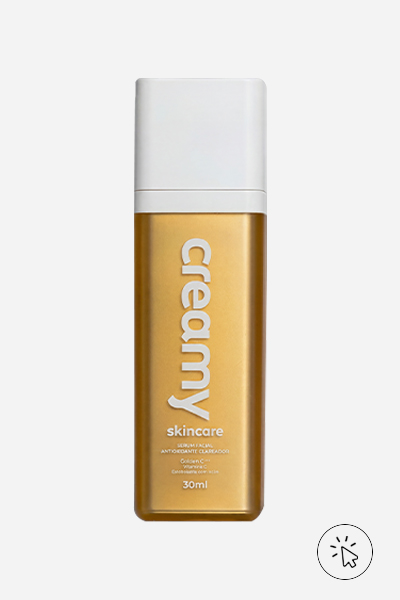 Sérum facial Creamy Vitamina C Gold 30ml - skincare - o que é skincare - como fazer skincare - qual a ordem dos produtos de skincare