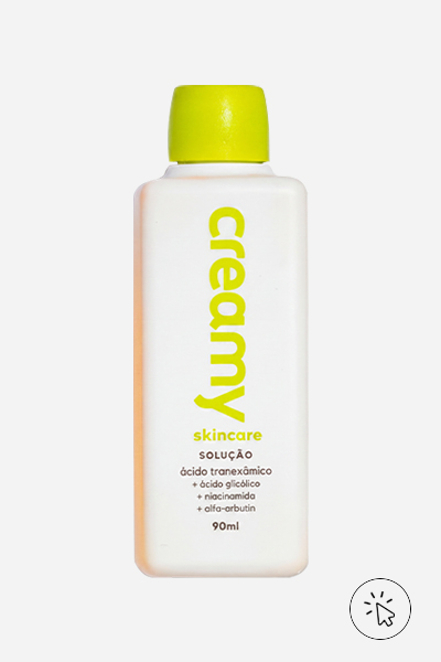 Tônico facial Creamy clareador ácido tranexâmico - skincare - o que é skincare - como fazer skincare - qual a ordem dos produtos de skincare