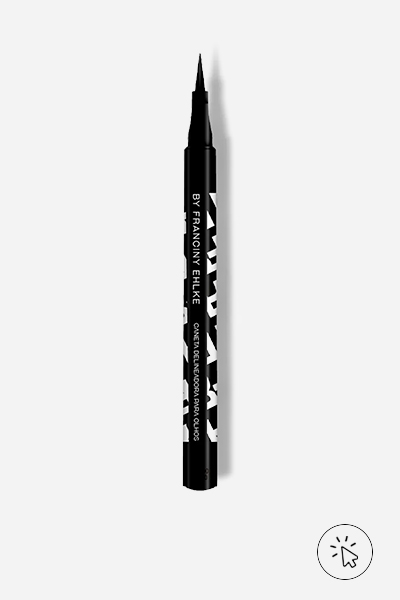Caneta delineadora Fran by Franciny Ehlke Pullpen preta - como passar sombra nos olhos 