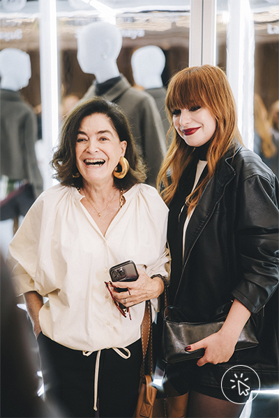 Glória Kalil e Antonia Petta
