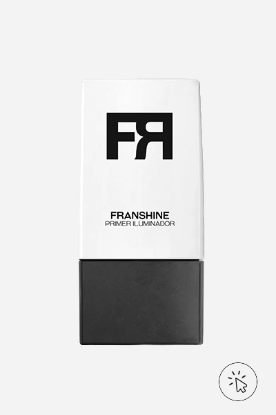 Na foto: primer iluminador Franshine Fran by Franciny Ehlke - maquiagem para pele madura - qual a melhor base para pele madura - como fazer maquiagem básica para pele madura - o que é pele madura