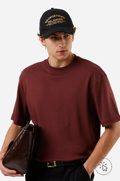 Camiseta masculina de algodão peruano vinho - burgundy cor - vermelho burgundy - o que é burgundy - que cor é burgundy