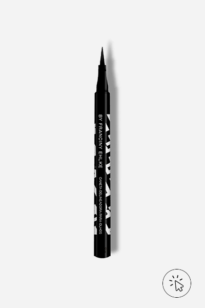 Caneta delineadora Fran by Franciny Ehlke pullpen preta - visagismo na maquiagem