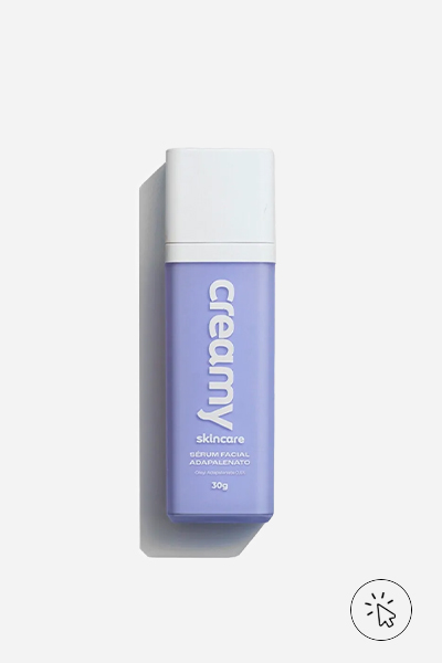 Sérum adapalenato Creamy - o que é acne - tipos de acne - tratamento para acne