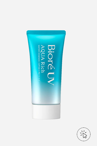 Protetor Solar Bioré UV Aqua Rich Watery Essence FPS 50 - skincare japonesa - skincare asiática - marcas de skincare japonesas - j beauty
