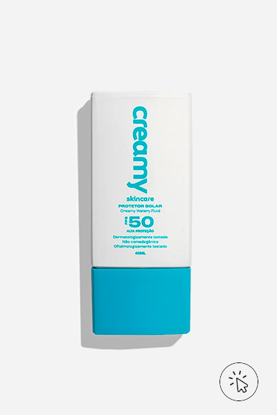 Protetor solar Creamy - o que é acne - tipos de acne - tratamento para acne